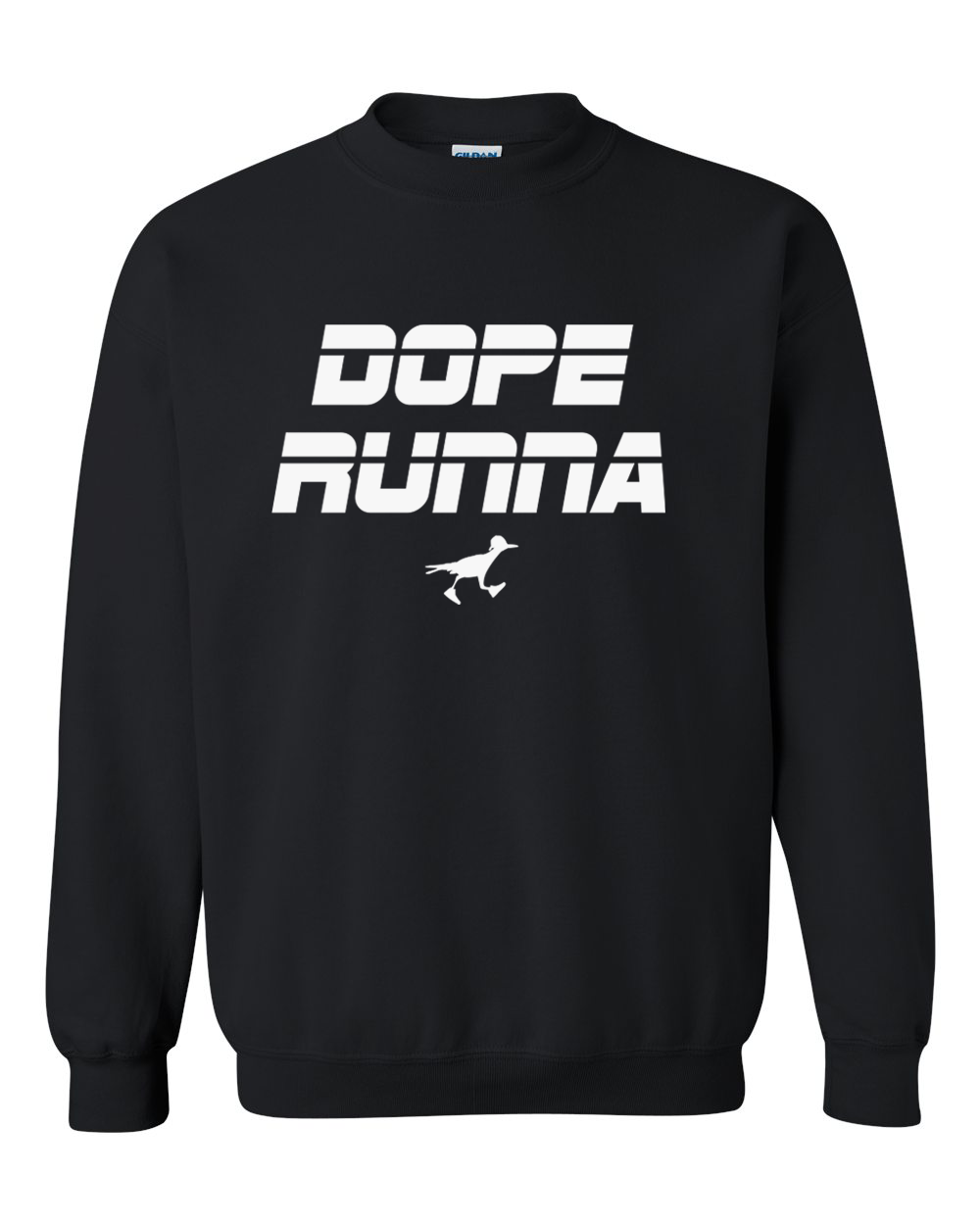 Win The Race - Crewneck - Black / White - Unisex