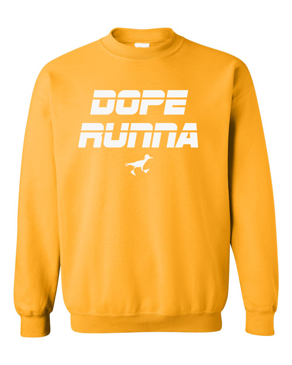 Win The Race - Crewneck - Gold / White - Unisex