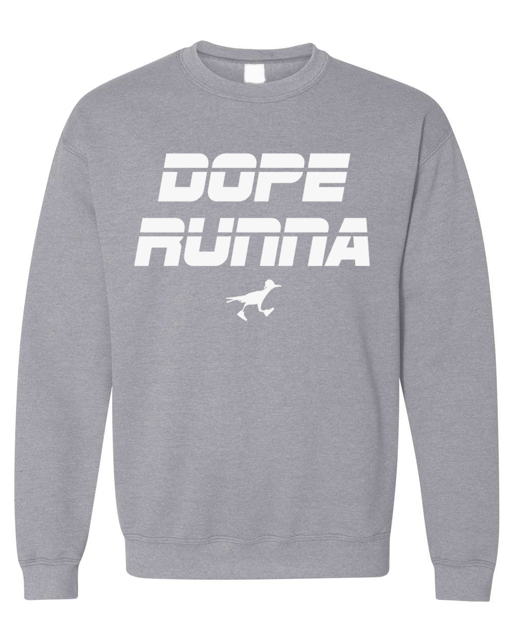 Win The Race - Crewneck - Grey / White - Unisex