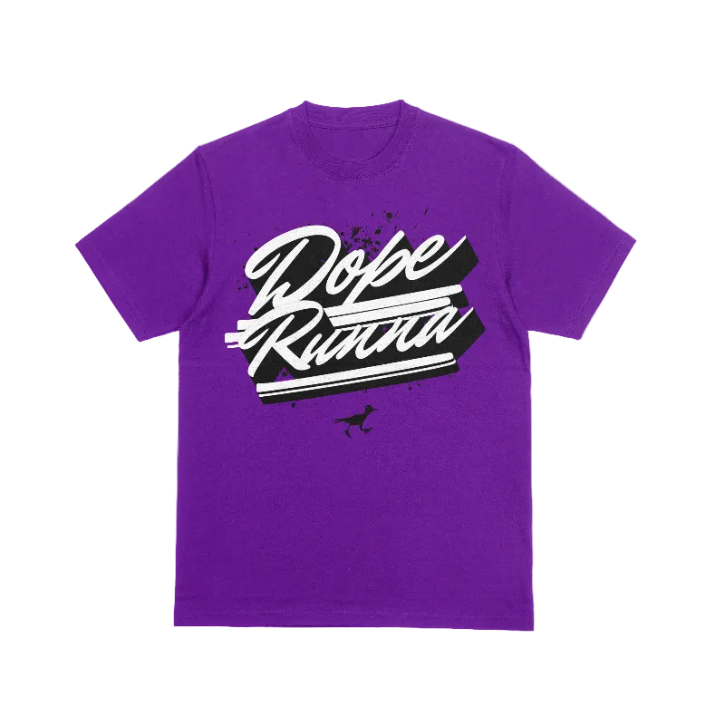 DOPE RUNNA “Elite Runner ” Tee - Purple