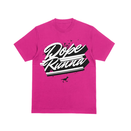 DOPE RUNNA “Elite Runner ” Tee - Neon Pink