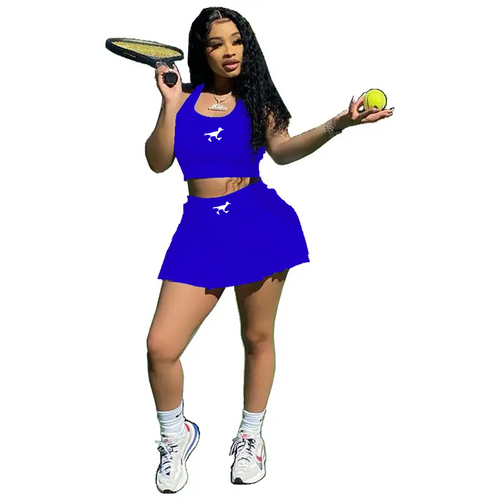 Serve Me - Tennis Set - Blue X White