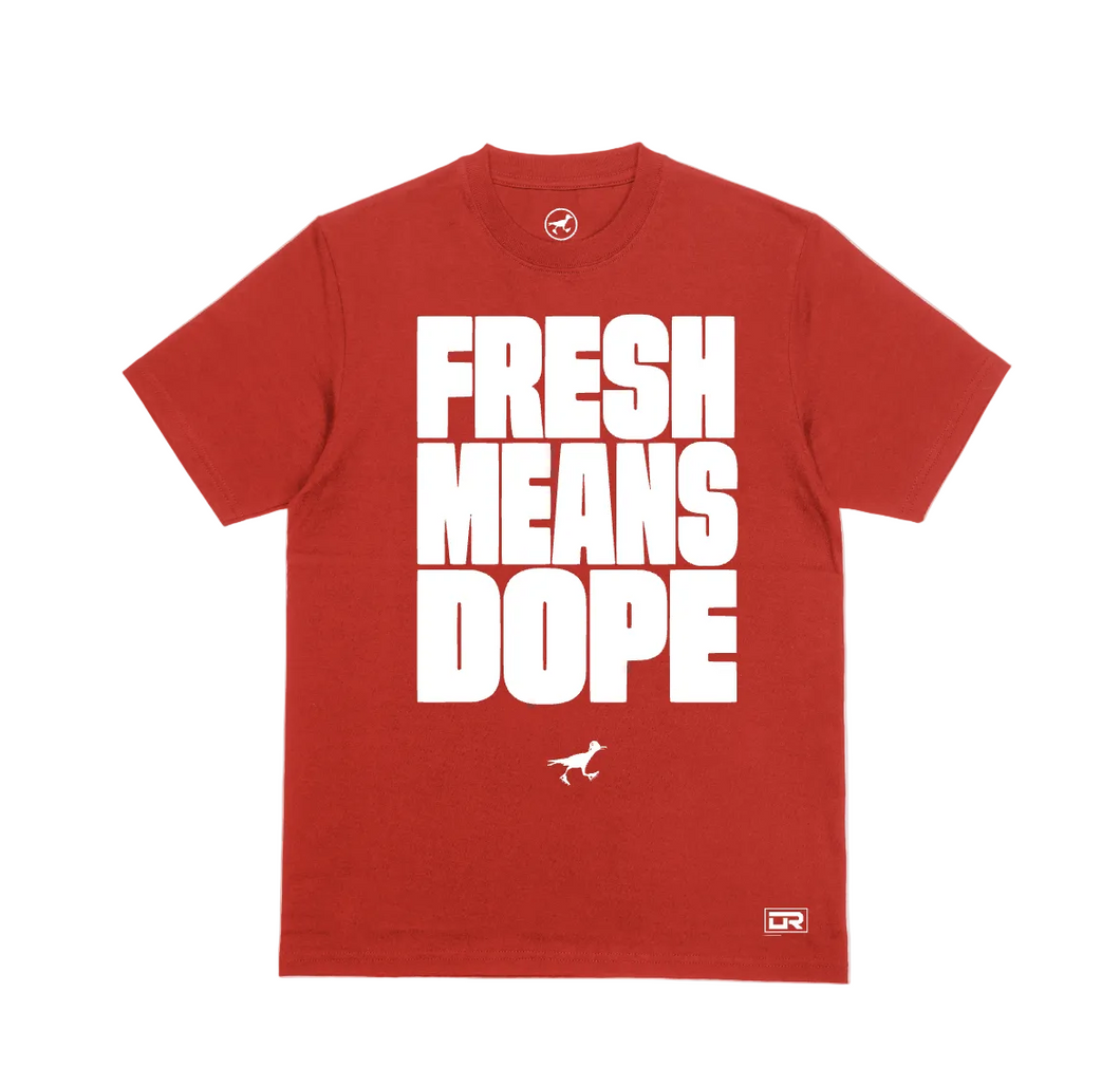 FMD - T SHIRT - RED X WHITE