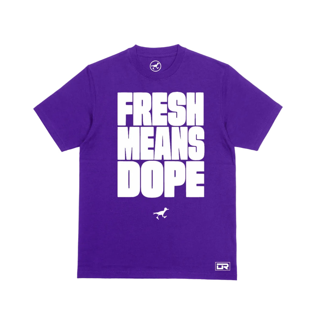 FMD - T SHIRT - PURPLE X WHITE