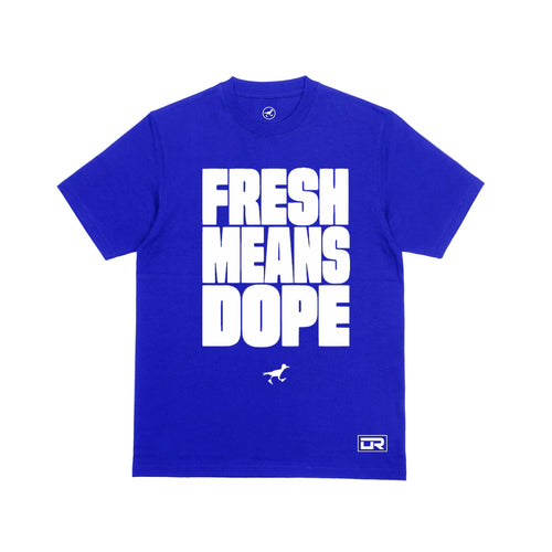 FMD - T SHIRT - BLUE X WHITE