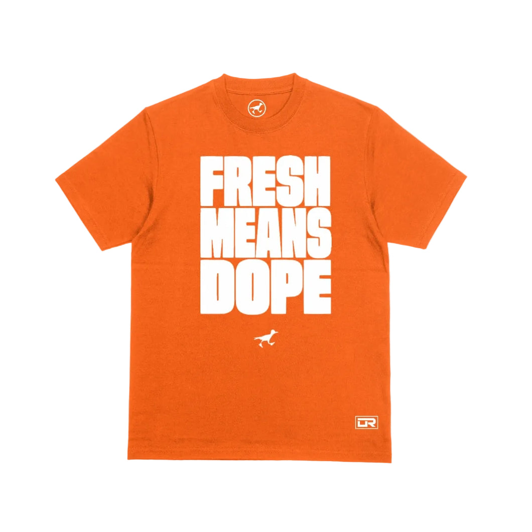 FMD - T SHIRT - ORANGE X WHITE