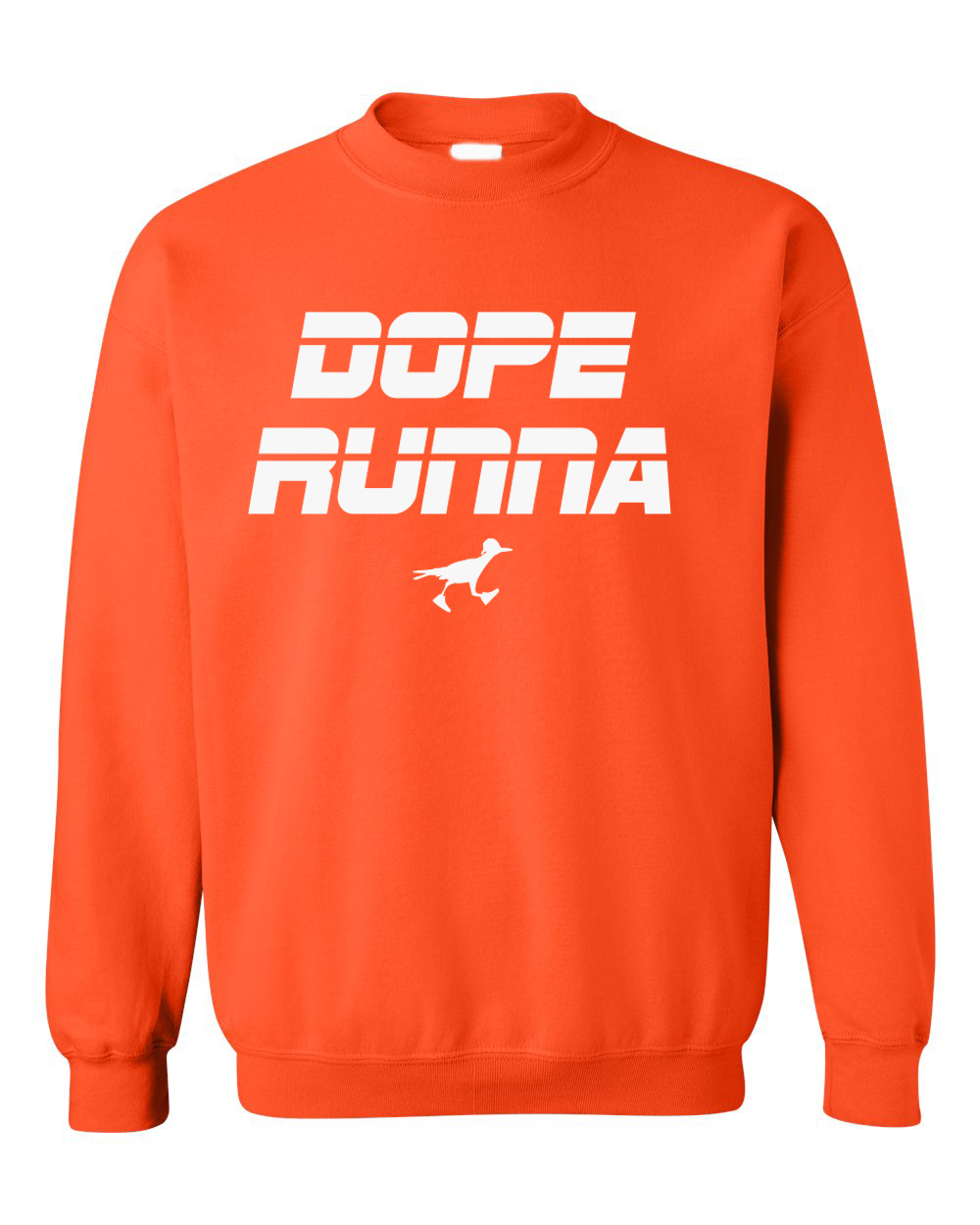 Win The Race - Crewneck - Orange / White - Unisex