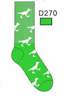 Places To Go - Socks - Green X White