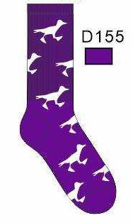 Places To Go - Socks - Purple X White