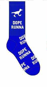 Road Runna Plus - Socks - Blue X White